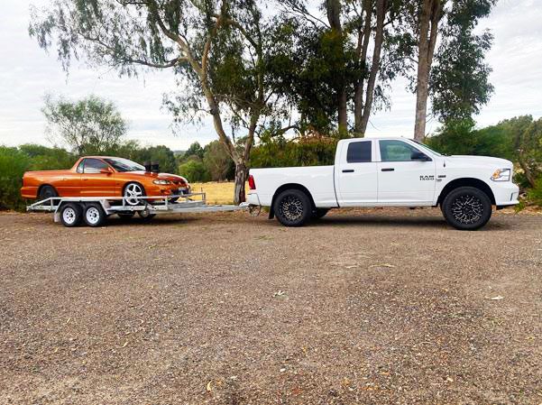 Car Carrier trailer with VU SS ute